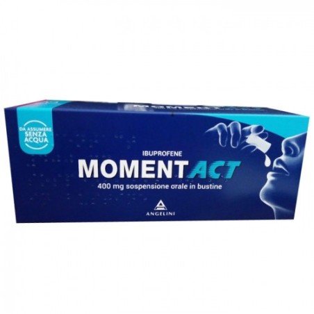 Momentact 8 bustine sospensione orale formulazione liquida da bere Momentact 8 bustine sospensione orale formulazione liquida da bere