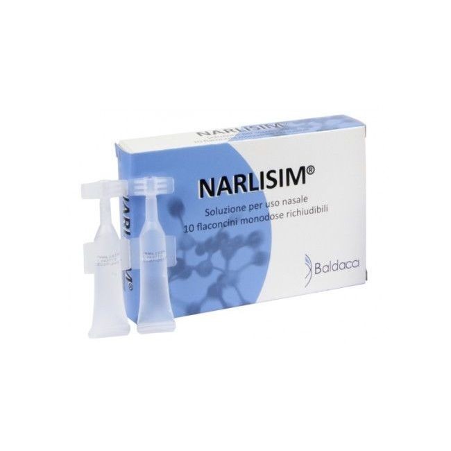 Narlisim Soluzione Nasale 10 flaconcini Monodose 2,5 ml Narlisim Soluzione Nasale 10 flaconcini Monodose 2,5 ml