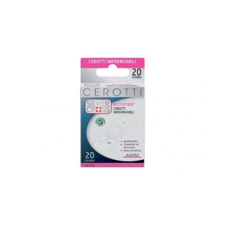 Silver cross actistrip cerotti impermeabili 7 x 3 cm 20 pezzi Silver cross actistrip cerotti impermeabili 7 x 3 cm 20 pezzi