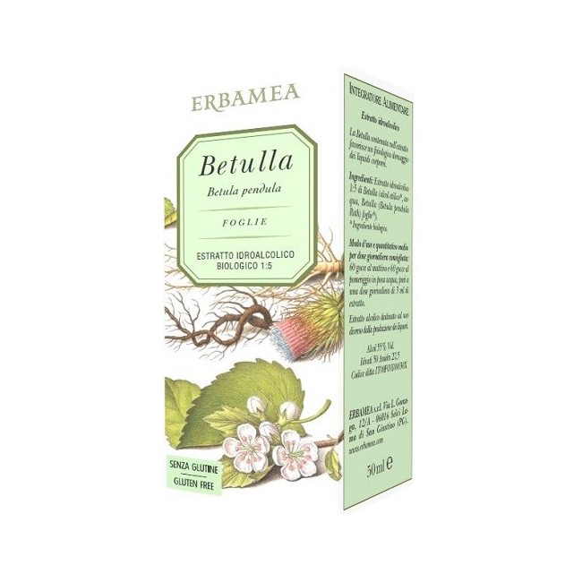 Erbamea betulla gocce estratto idroalcolico 50 ml
