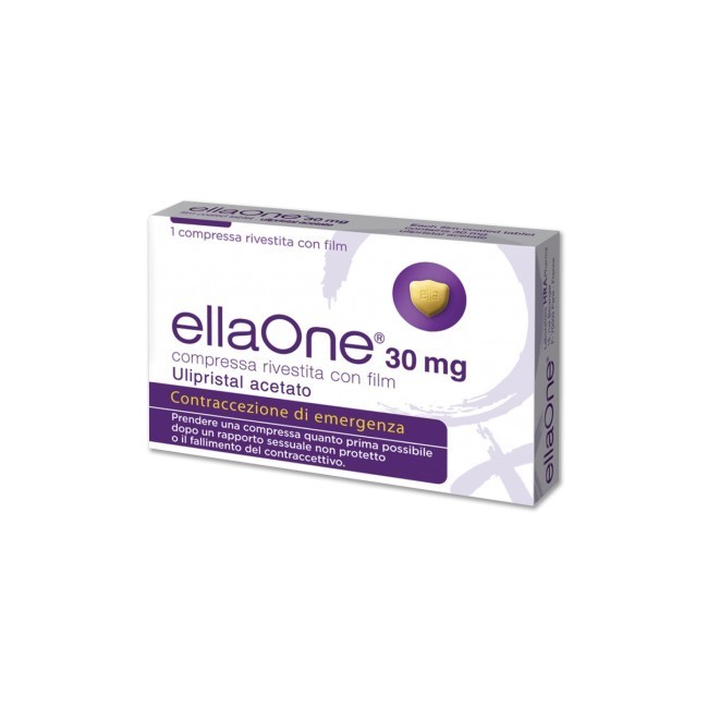Ellaone pillola del giorno dopo 1 compressa rivestita 30mg