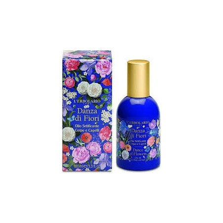 Erbolario Danza fiori olio setificante per corpo e capelli 100 ml