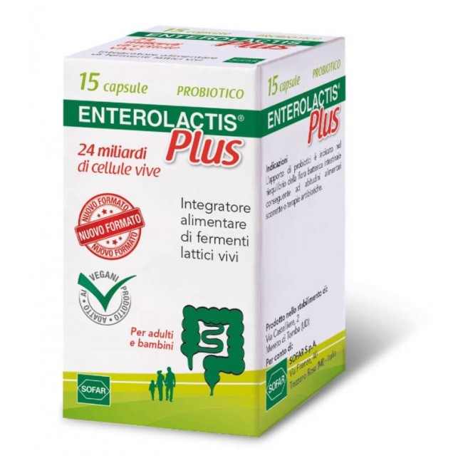 Enterolactis Plus 20 Capsule