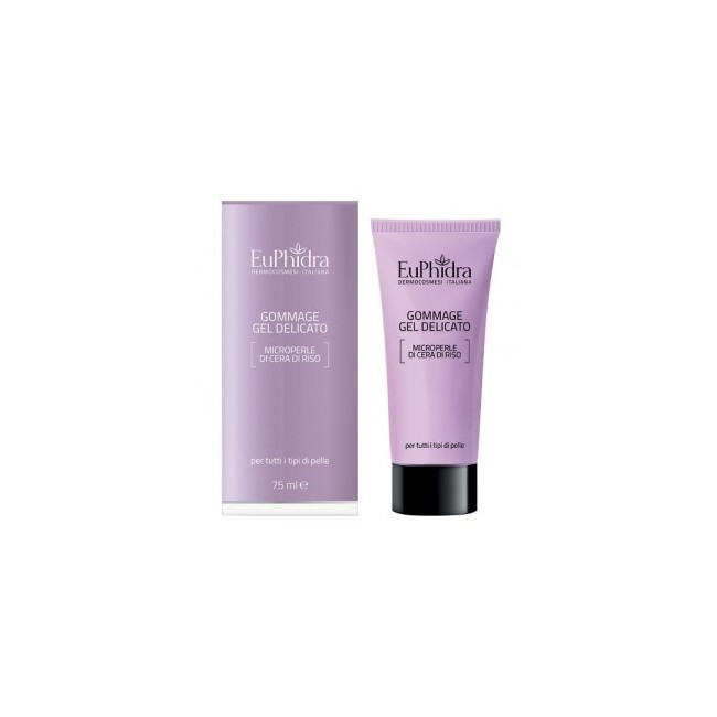 Euphidra gommage gel delicato con microperle cera di riso 75ml