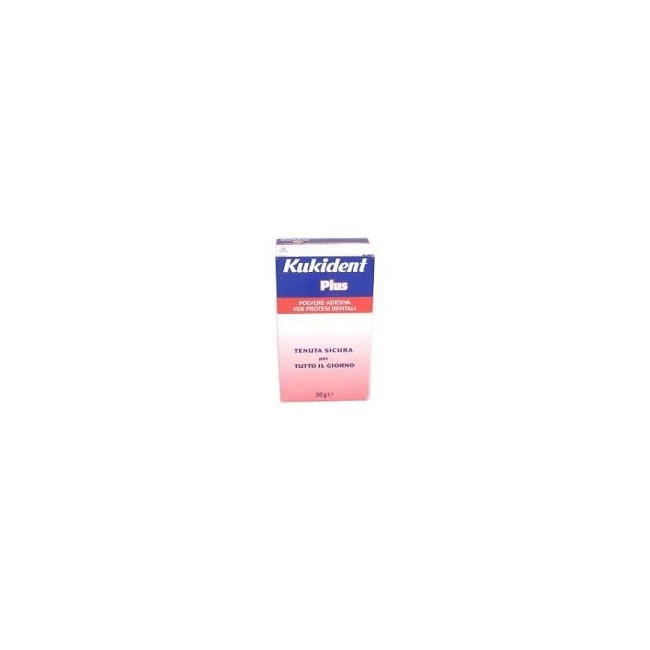 Kukident plus polvere adesiva per dentiere 30g Kukident plus polvere adesiva per dentiere 30g