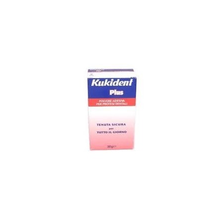 Kukident plus polvere adesiva per dentiere 30g Kukident plus polvere adesiva per dentiere 30g