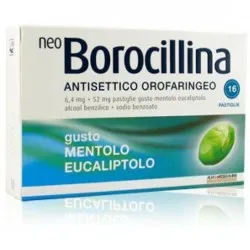 Neoborocillina Antisettico Orofaringeo* 16 Pastiglie Menta