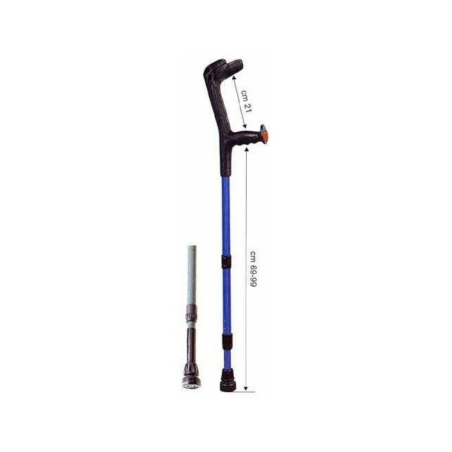 Farmacare Stampella con ammortizzatore portata fino a 130kg 2 pezzi Farmacare Stampella con ammortizzatore portata fino a 130kg 2 pezzi