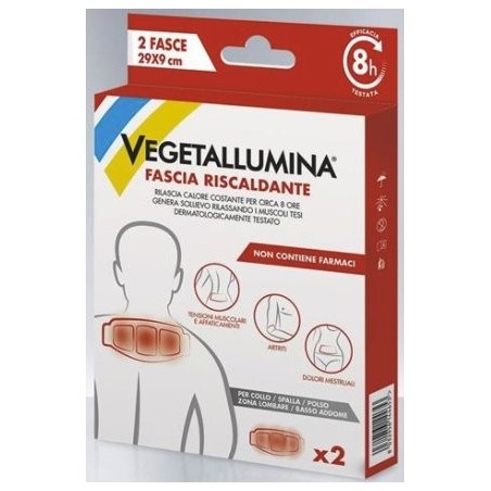 Pietrasanta pharma Vegetallumina fascia riscaldante 2 pezzi