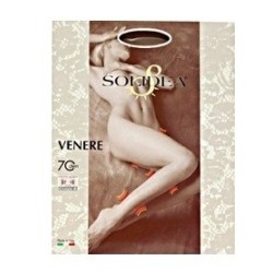 Solidea Venere 70 collant tutto nudo nero taglia 4