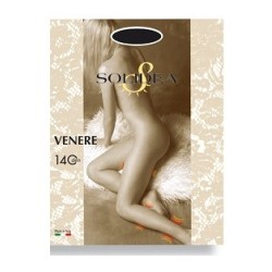 Solidea Venere 140 collant tutto nudo nero taglia 3