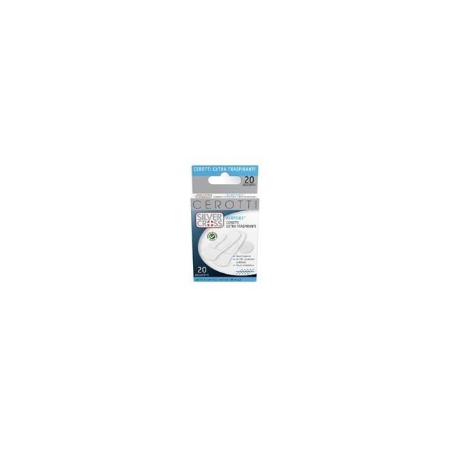 Silvercross airpore cerotto medio 20 pezzi Silvercross airpore cerotto medio 20 pezzi