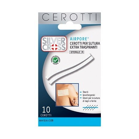 Silvercross airpore cerotto per sutura Silvercross airpore cerotto per sutura