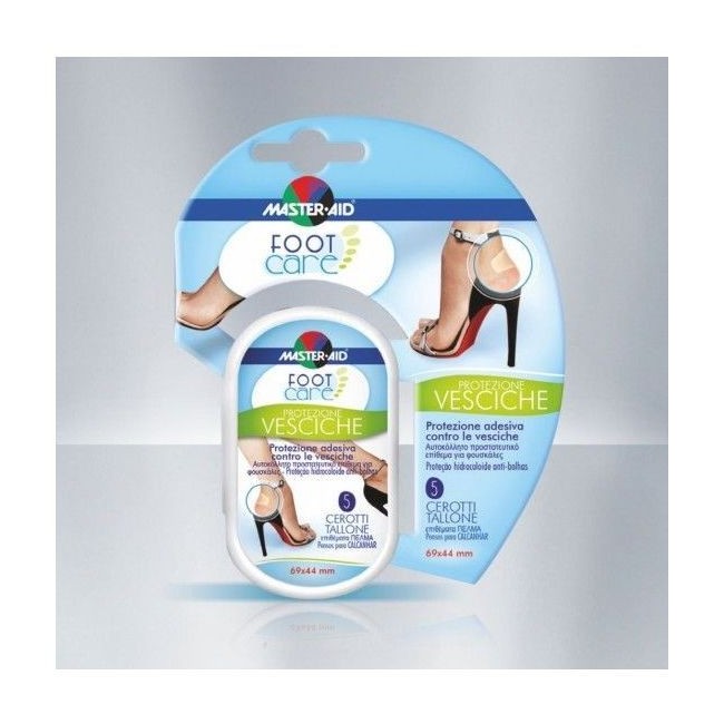 Master-aid vesciche protezione tallone 69x44mm 5 pezzi Master-aid vesciche protezione tallone 69x44mm 5 pezzi