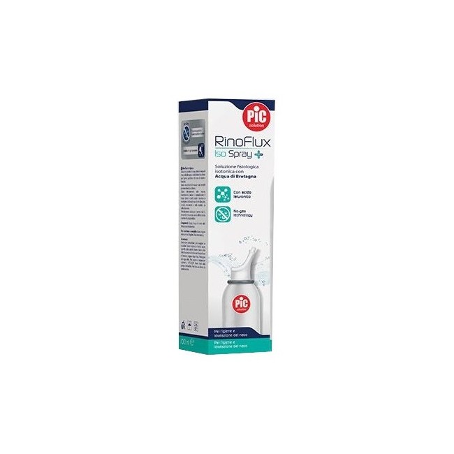 Rinoflux Pic Spray Soluzione Isotonica Acido Ialuronico 100ml Rinoflux Pic Spray Soluzione Isotonica Acido Ialuronico 100ml