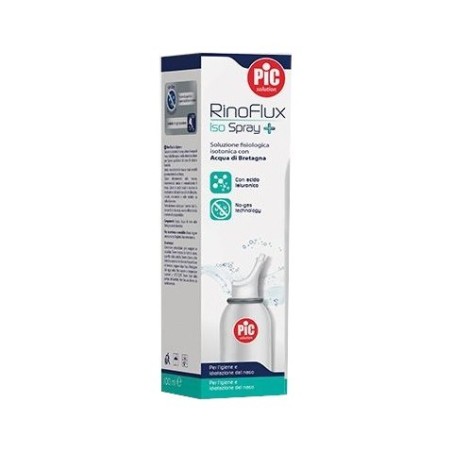 Rinoflux Pic Spray Soluzione Isotonica Acido Ialuronico 100ml Rinoflux Pic Spray Soluzione Isotonica Acido Ialuronico 100ml