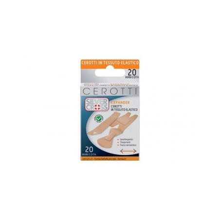 Silvercross Cerotti expander mani e dita 20 pezzi Silvercross Cerotti expander mani e dita 20 pezzi