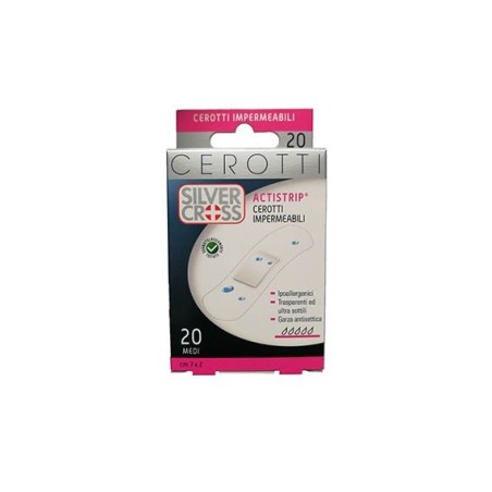 Silvercross actistrip cerotti medi impermeabili 20 pezzi Silvercross actistrip cerotti medi impermeabili 20 pezzi