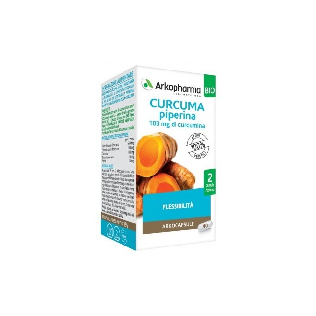 Arkocapsule curcuma piperina bio integratore 40 capsule Arkocapsule curcuma piperina bio integratore 40 capsule
