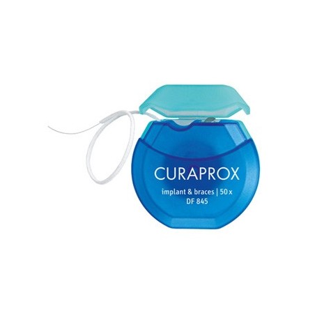 Curaprox df 845 implant & braces 50 fili interdentali