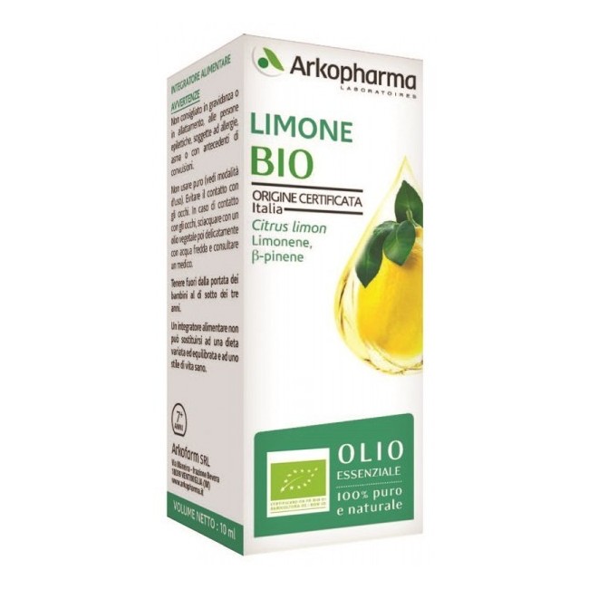 Arkopharma Olio Essenziale Di Limone 10ml Arkopharma Olio Essenziale Di Limone 10ml