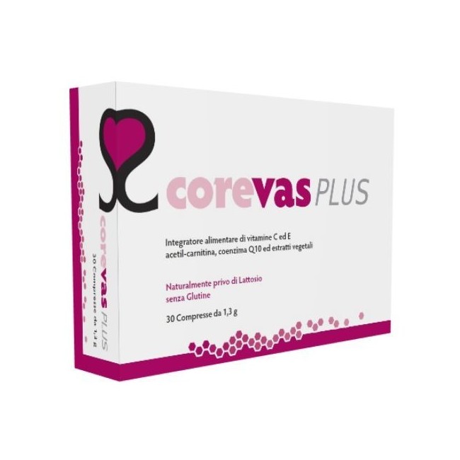 Corevas plus 30 Capsule 6 Pezzi Corevas plus 30 Capsule 6 Pezzi
