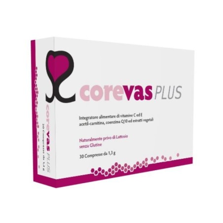 Corevas plus 30 Capsule 6 Pezzi Corevas plus 30 Capsule 6 Pezzi