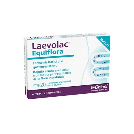 Laevolac equiflora 20 compresse integratore di fermenti lattici