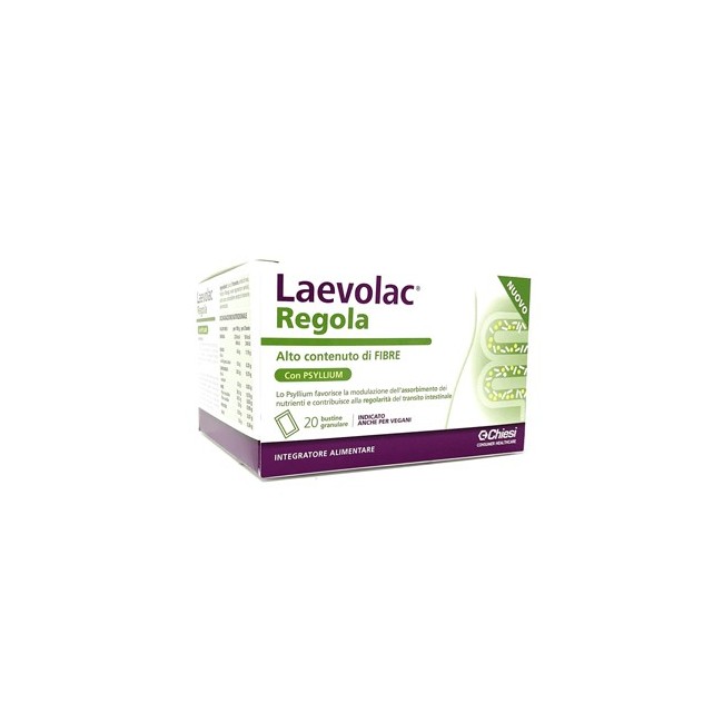 Chiesi Laevolac regola 20 buste integratore di psyllium