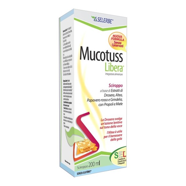 Biodue Mucotuss libera sciroppo con drosera 200 ml Biodue Mucotuss libera sciroppo con drosera 200 ml