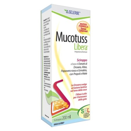 Biodue Mucotuss libera sciroppo con drosera 200 ml Biodue Mucotuss libera sciroppo con drosera 200 ml