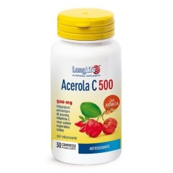 Longlife acerola c500 arancia integratore 30 compresse