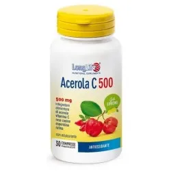 Longlife acerola c500 limone integratore 30 compresse
