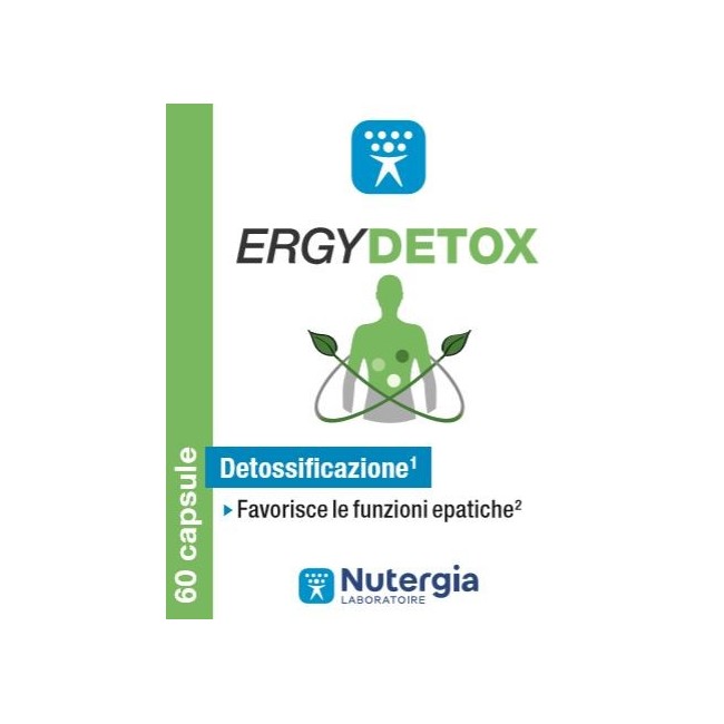 Laboratori Nutergia Ergydetox integratore depurativo 60 capsule Laboratori Nutergia Ergydetox integratore depurativo 60 capsule
