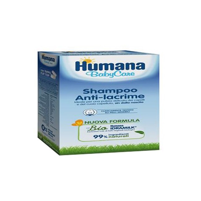 Humana baby care shampoo anti lacrime per bambini 200 ml