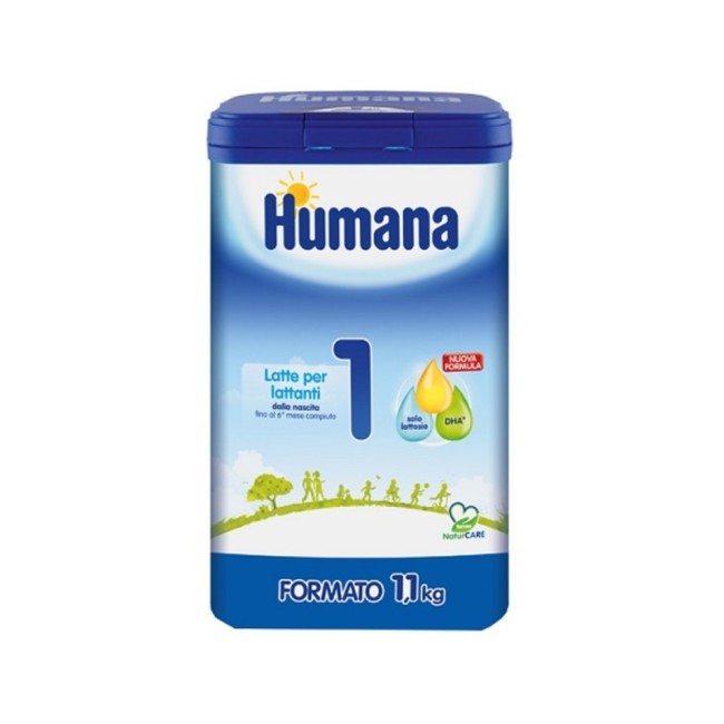 Humana 1 1100 natcare mp latte dal 6° mese in poi Humana 1 1100 natcare mp latte dal 6° mese in poi