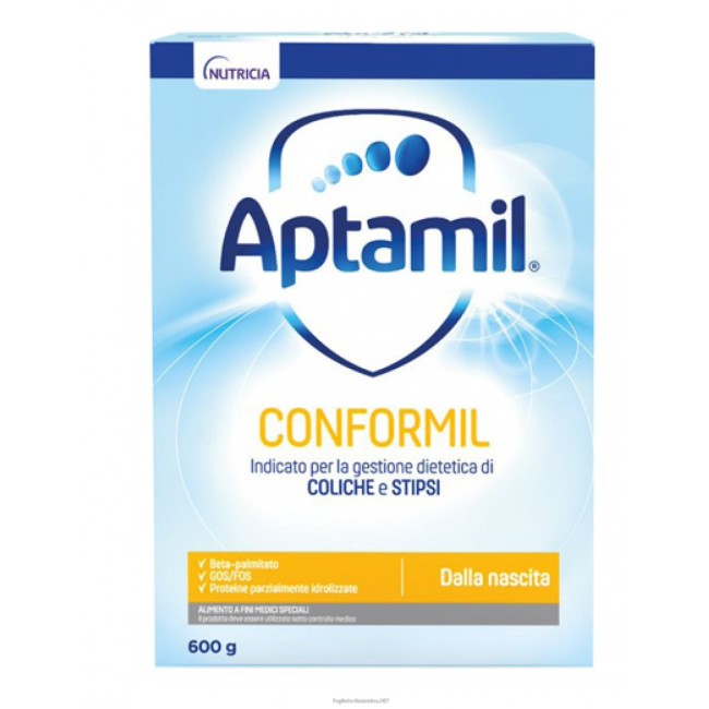 Aptamil conformil plus 2 buste da 300 g latte per coliche o stipsi -  Para-Farmacia Bosciaclub