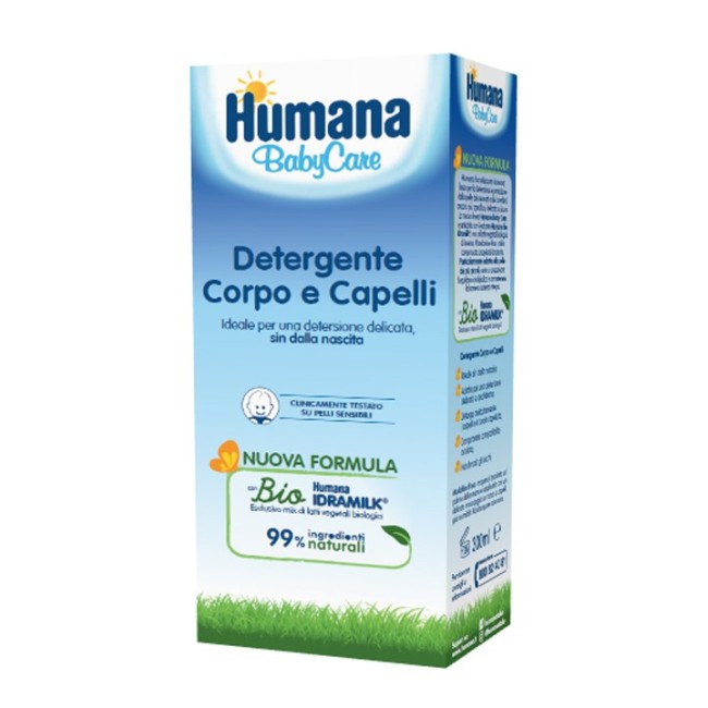 Humana baby care detergente corpo e capelli 300 ml Humana baby care detergente corpo e capelli 300 ml