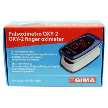 Gima Saturimetro Pulsoximetro da Dito OXY 2 1 pezzo Gima Saturimetro Pulsoximetro da Dito OXY 2 1 pezzo