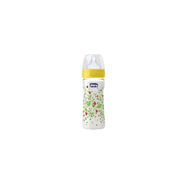 Chicco Biberon Benessere Colorato Unisex 250ml