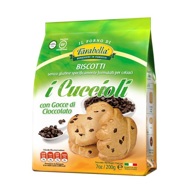 Farabella I Cuccioli Biscotti Con Gocce Di Cioccolato 300g