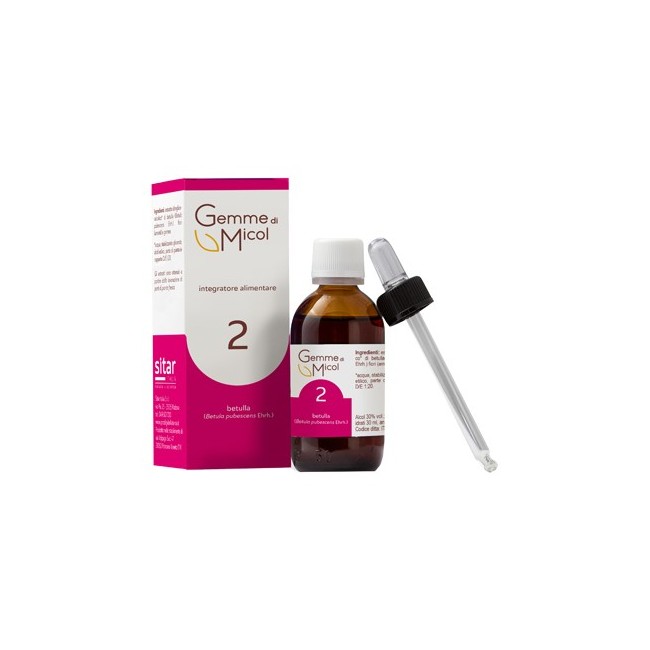Sitar Gemme di micol 2 estratto gliceralcolico gocce 30ml Sitar Gemme di micol 2 estratto gliceralcolico gocce 30ml
