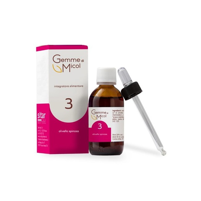 Sitar Gemme di micol 3 estratto gliceralcolico gocce 30ml Sitar Gemme di micol 3 estratto gliceralcolico gocce 30ml