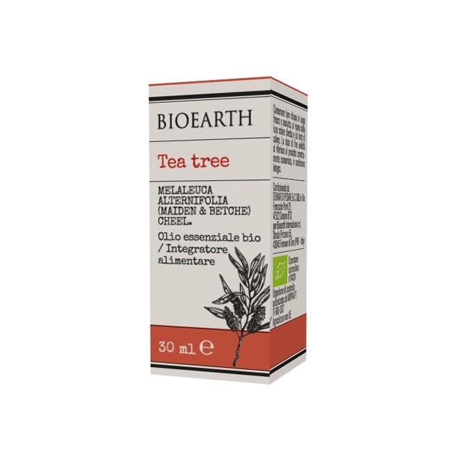 Bioearth International Tea tree olio essenziale biologico 30 ml Bioearth International Tea tree olio essenziale biologico 30 ml