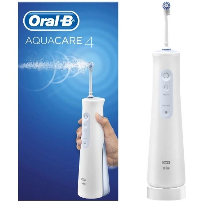 Oral b idropulsore aquacare 4 per igiene orale e gengivale 1 pezzo Oral b idropulsore aquacare 4 per igiene orale e gengivale 1 pezzo