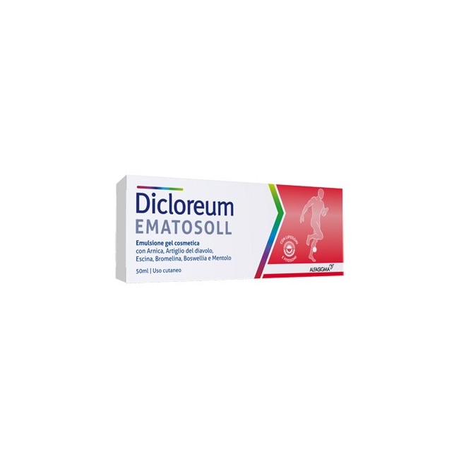 Alfasigma Dicloreum ematosoll gel con artiglio del diavolo 50 ml