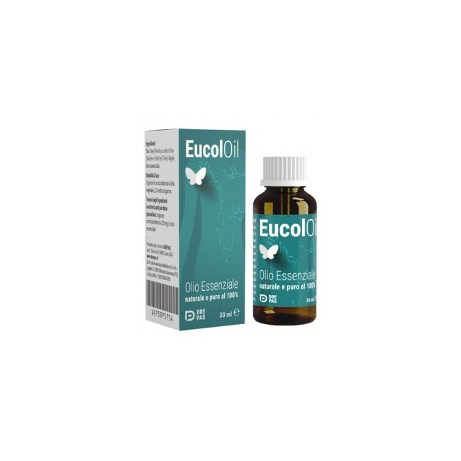 Drepas Eucoloil gocce di olio essenziale di tea tree 30 ml Drepas Eucoloil gocce di olio essenziale di tea tree 30 ml
