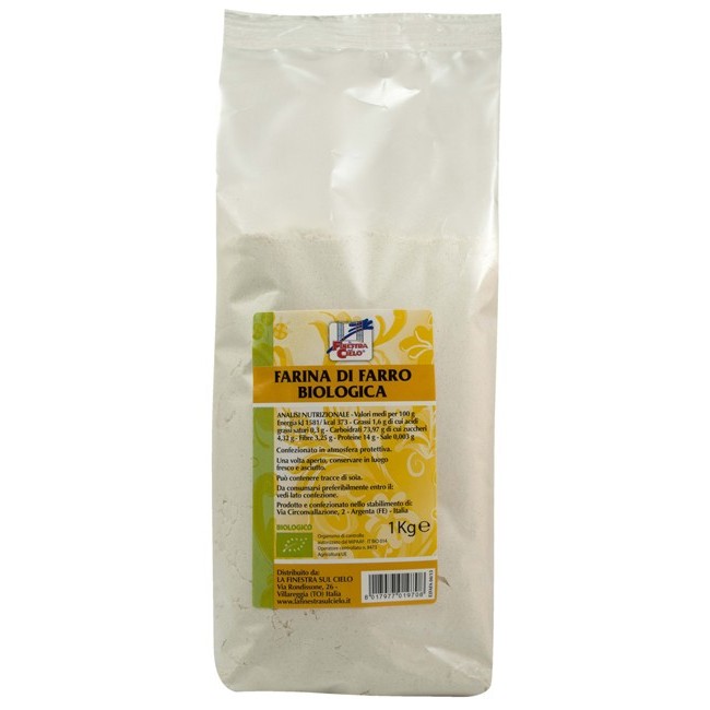 La Finestra sul Cielo farina di farro bio 1 kg La Finestra sul Cielo farina di farro bio 1 kg