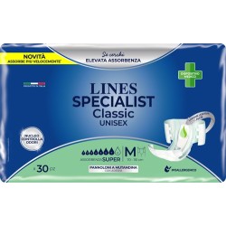 Lines specialist classic super Pannolone a mutanda mm 30 pezzi