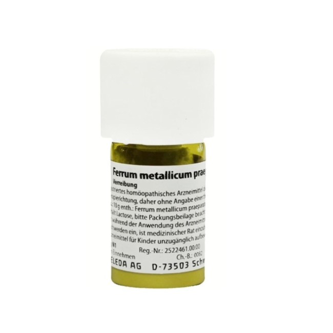 Weleda ferrum metallicum d6 trituration polvere 20 g Weleda ferrum metallicum d6 trituration polvere 20 g